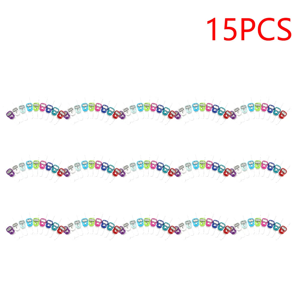 1-20pcs Finger Counter Ring 5 Digital LED Electronic Handheld Tally Counter Clicker Counter with Islamic Tasbih Bead