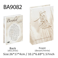 Islamic Luxury Fake Book Decorative Books Storage Box Coffee Table Interior Decoration Kaaba Mosque Muslims Bedroom Home Decor
