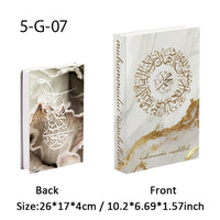 Islamic Luxury Fake Book Decorative Books Storage Box Coffee Table Interior Decoration Kaaba Mosque Muslims Bedroom Home Decor
