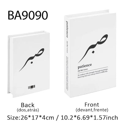 Islamic Luxury Fake Book Decorative Books Storage Box Coffee Table Interior Decoration Kaaba Mosque Muslims Bedroom Home Decor