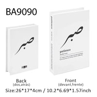 Islamic Luxury Fake Book Decorative Books Storage Box Coffee Table Interior Decoration Kaaba Mosque Muslims Bedroom Home Decor