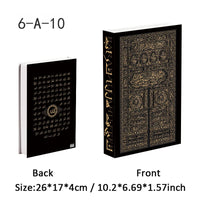 Islamic Luxury Fake Book Decorative Books Storage Box Coffee Table Interior Decoration Kaaba Mosque Muslims Bedroom Home Decor