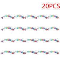 1-20pcs Finger Counter Ring 5 Digital LED Electronic Handheld Tally Counter Clicker Counter with  Islamic Tasbih Bead