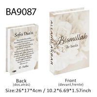 Islamic Luxury Fake Book Decorative Books Storage Box Coffee Table Interior Decoration Kaaba Mosque Muslims Bedroom Home Decor