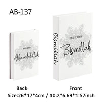 Islamic Luxury Fake Book Decorative Books Storage Box Coffee Table Interior Decoration Kaaba Mosque Muslims Bedroom Home Decor