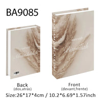 Islamic Luxury Fake Book Decorative Books Storage Box Coffee Table Interior Decoration Kaaba Mosque Muslims Bedroom Home Decor