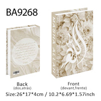 Islamic Luxury Fake Book Decorative Books Storage Box Coffee Table Interior Decoration Kaaba Mosque Muslims Bedroom Home Decor